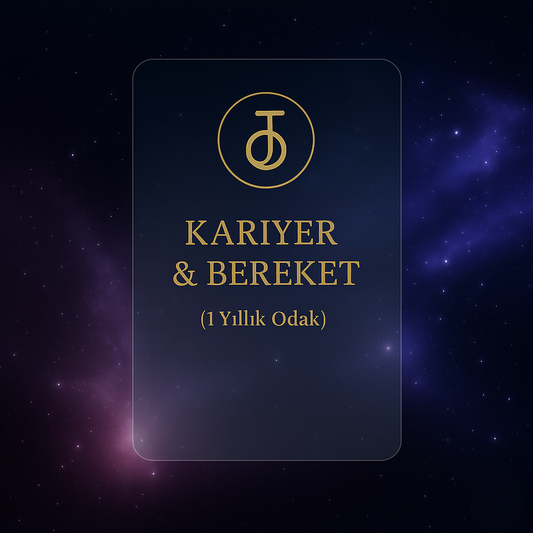 Kariyer & Bereket Analizi💼(1 Yıllık Odak)